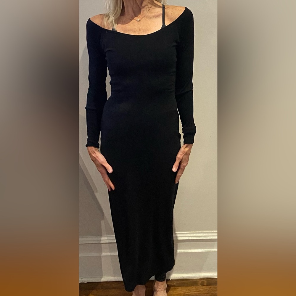 Donna Karan Black Maxi Dress